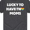 Boys' - Instant Message - Lucky Two Moms Short Sleeve Graphic T-Shirt - 2 of 4