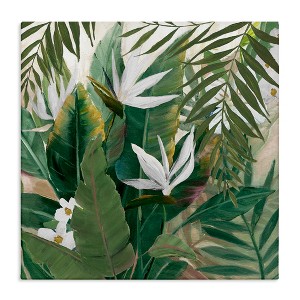 Stupell Industries Tropical Birds Of Paradise Plant, 24" x 24" - 1 of 4