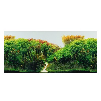 Unique Bargains Double-sided Aquarium Fish Tank Background Poster 1 Pc
