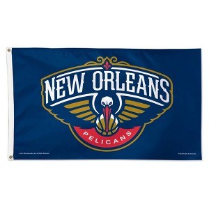 3' x 5' NBA New Orleans Pelicans Deluxe Flag - 1 of 3