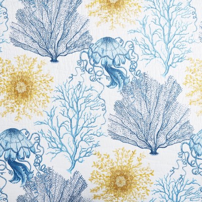 Monterey Mist Blue and Yellow Cotton Standard Sham