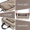 Flatware Storage Case - Durable 5 Compartment Silverware Storage Container Box with Removable Lid and Easy to Carry Handles - 3 of 4