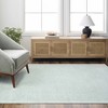 Hauteloom Isako Blue & Gray Solid Washable Area Rug - 3 of 4