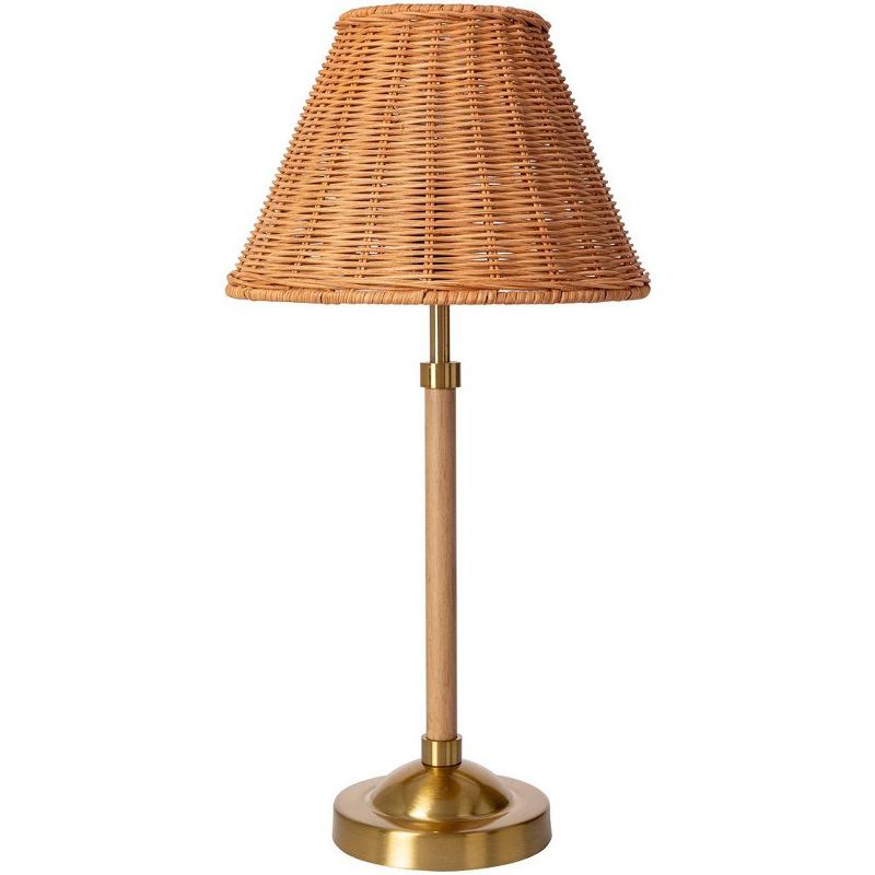 Mark & Day Cadi 20"H x 10"W x 10"D Modern Brown Table Lamps, 1 of 3