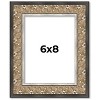 PosterPalooza | Photo Size Ornate Silver Picture Frame - UV Acrylic, Foam Board Backing, Hanging Hardware - 2 of 4