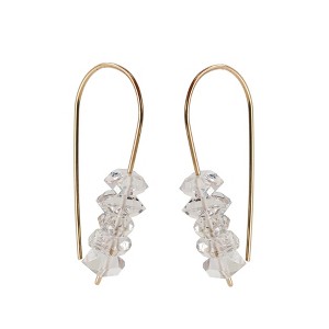 Herkimer Diamond Threader Earrings - 1 of 4