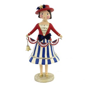 Heather Myers 10.0 Inch Amelia Patriotic Freedom Ring Figurines - 1 of 3