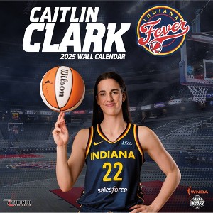 WNBA Indiana Fever Caitlin Clark 2025 12"x12" Wall Calendar - 1 of 4