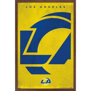 Trends International NFL Los Angeles Rams - Logo 25 Framed Wall Poster Prints - 1 of 4