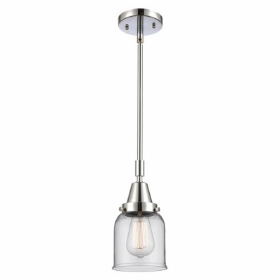 Bell - 1 Light Stem Hung Mini Pendant In Industrial Style-11.13 Inches Tall and 5 Inches Wide