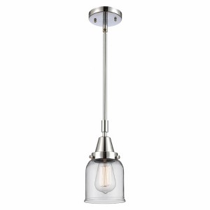 Bell - 1 Light Stem Hung Mini Pendant In Industrial Style-11.13 Inches Tall and 5 Inches Wide - 1 of 1