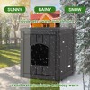 Decksplore Pet House Waterproof Dog Kennel Portable Outdoor Shelter for Rain Snow UV Protection - 4 of 4