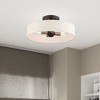 Livex Lighting Venlo 4 - Light Semi-Flush Mount in  Bronze/Antique Brass - 3 of 4