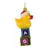 Christopher Radko Company 4.75 In New Duck On The Block Baby Christmas Santa Hat Tree Ornaments - image 3 of 3