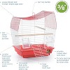 Prevue Pet Products South Beach Wave Top Bird Cage, Lime Green (SP50081) - 3 of 4