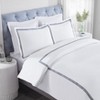 Cotton Three-Line Embroidered 3 Piece Duvet Cover Set by Blue Nile Mills - 2 of 4
