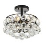 Elegant Lighting Savannah 12 inch flush mount in black - 3 of 4
