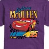 Men's - Cars - Lightning McQueen Think Fast 95 Short Sleeve Graphic T-Shirt - 2 of 4