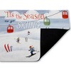 Stupell Industries Tis The Season Ski Slopes Printed Outdoor Door Mat, design by Caverly Smith, 18"x30" - 2 of 4