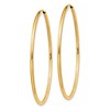 Black Bow Jewelry 1.5mm x 42mm 14k Yellow Gold Polished Round Endless Hoop Earrings - 2 of 4