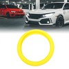 Unique Bargains Silicone Anti-Slip Car 34cm Outer Dia Steering Wheel Cover Protector Yellow 1 Pc - 2 of 4