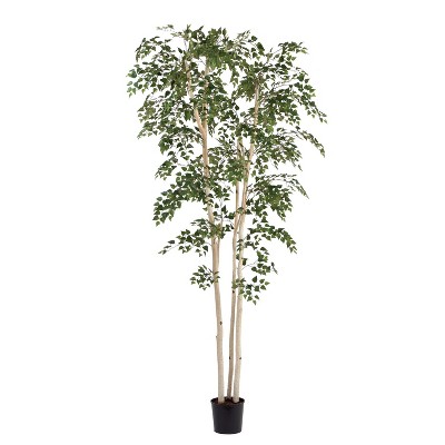  Sullivans Artificial Birch Tree 96"H Green 