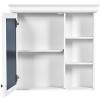 NicBex Wall Mounted Bathroom Storage Cabinet,Medicine Cabinet with Mirror,Wall Cabinet with Soft-Close Hinges,Over the Toilet Storage Cabinet - 2 of 4