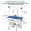 Heavy Duty Pet Grooming Table with Adjustable Arm and Non Slip Surface,Dog Drying and Trimming Table for Large and Medium Pets–LAOTIES - 2 of 4