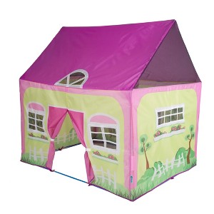 Pacific Play Tents Lil' Cottage House Kids Play Tent 50" x 40" - 1 of 4