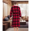 ADR Men's Plush Fleece Bathrobe, Warm Cozy Bath Robe - 3 of 4