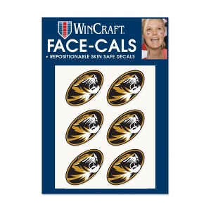 NCAA 2025 Face Decals 6pk - 1 of 3