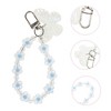 Unique Bargains Butterflies Flower Phone Charm Blue 1 Pc - 4 of 4