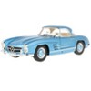 1958 Mercedes-Benz 300 SL Roadster (W198) Blue Metallic 1/18 Diecast Model Car by Minichamps - 2 of 3