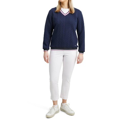 Women's Wo Woburn Midlayer Pullover Sweater - Abacus Sportswear US