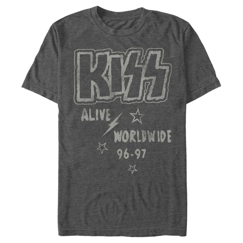 Men's KISS Alive Worldwide T-Shirt, 1 of 6