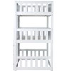 APRILSOUL Twin Size Triple Rubber Wood Bunk Bed, with Ladders, Guardrails Detachable Bunk Bed - 4 of 4