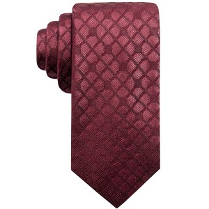 Alfani Mens Wine Adams Self-tied Necktie - 1 of 1