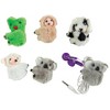 Clip-On Cuddles Animal Clips (6 Pack) - Plush Pals for Pencils, Clothes & More (Monkey, Frog) - 2 of 4