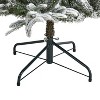 6.5ft. Flocked Spruce Artificial Christmas Tree with 300 Lights and 781 Bendable Branches – Winter Wonderland X-Mas Glow - 4 of 4