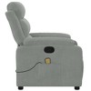 vidaXL Massage Recliner Chair Velvet, Foam, Metal, Engineered Wood - 4 of 4