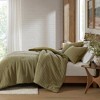 Sapphtopaz 3 Pcs Twill Washed Comforter Set Cozy Cotton Bedding Set, All-Season Quilt Set Duvet Set, Machine Washable - 2 of 4