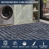 Modern Plaid Rug, Washable Soft Low-Pile Non-Slip Stain-Resistant Area Carpet for Bedroom, Living Room, Dining Room, Nursery - 3 of 4