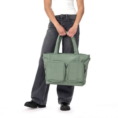 Сумки Altitude 19" with Laptop Pocket and Adjustable Shoulder Strap - Sage Green — фото 7