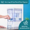 Perfect Pour XL 35-Cup Water Filter Dispenser, Reduces Microplastics, BPA Free, WQA Certified, Includes 2 Evolve+ Filters, Blue - 3 of 4