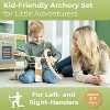 Wooden Kids Bow and Arrow Set with 5 Arrows, 4 Targets & Quiver, Indoor/Outdoor Toy for Ages 3-7 - 2 of 4