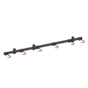 Mount-It! WheelsUp Series Wall Mount for 6 Bikes Accessory Mounts - Black - 1 of 4