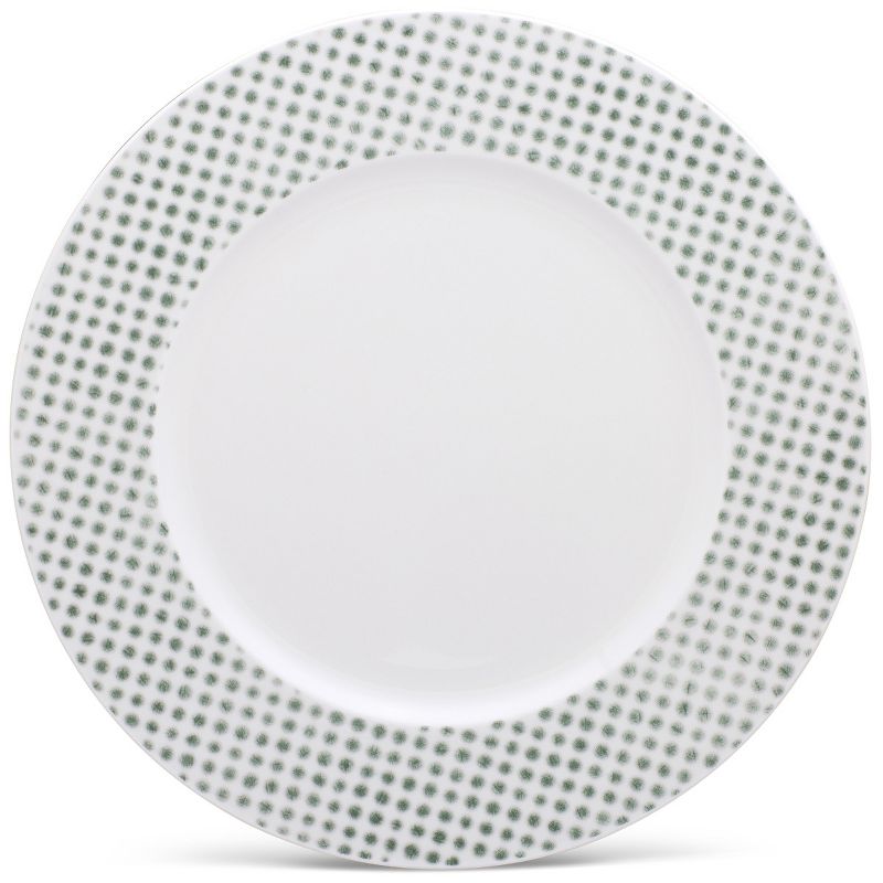 Noritake Hammock Set of 4 Rim Dots Dinner Plates, 2 of 6