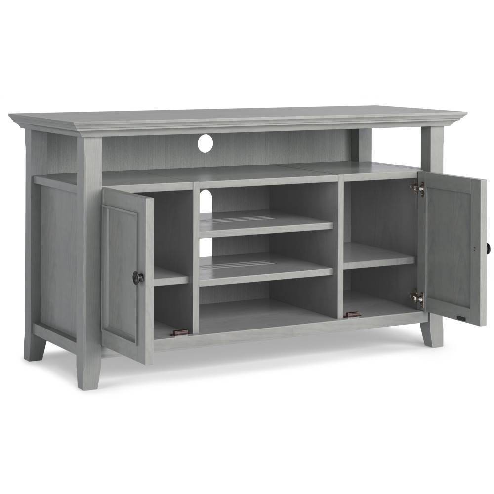 Photos - Display Cabinet / Bookcase Halifax TV Stand for TVs up to 60" Fog Gray - WyndenHall