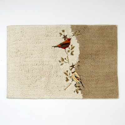Avanti Gilded Birds Rug - Ivory Beige