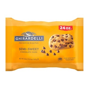 GHIRARDELLI Premium Baking Semi-Sweet Chocolate Chips - 24oz - 1 of 4
